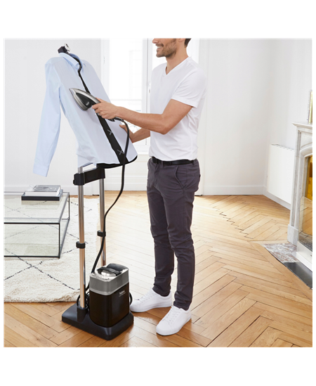 TEFAL All-in-One Garment Steamer | QT2028 | Stand Steamer | 2170 W | 100 g/min | 1.1 L | Premium Silver