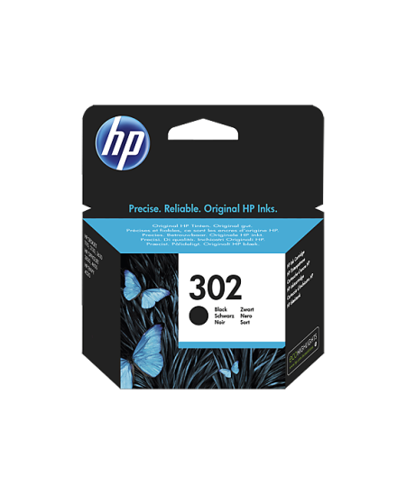 HP 302 (F6U66AE) Rašalinė kasetė, Juoda (SPEC)