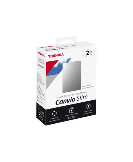 Canvio Slim | HDTD320ES3EA | 2000 GB | 2.5 " | USB 3.2 Gen1 | Silver