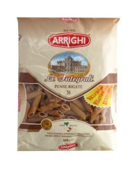 Makaronai ARRIGHI, pilno grūdo, penne rigate, 500 g
