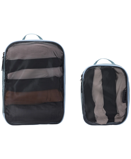 Thule | Packing Cube Set, 1x Medium, 1x Small | Packing Cube | Pond Gray