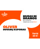 OLIVER dovanų kuponas | 20eur