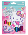 Flomasteriai HELLO KITTY Pastel, 12 vnt.