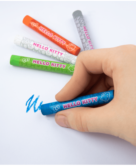 Aliejinės pastelės HELLO KITTY Pastel, 12 vnt.