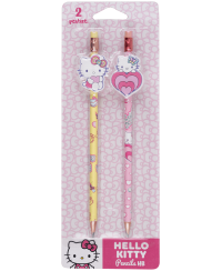 Pieštukai su trintukais HELLO KITTY Pastel, HB, 2 vnt.