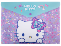 Aplankas (vokas) HELLO KITTY Pastel, su spaustuku, A4