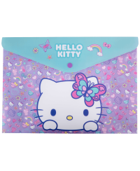 Aplankas (vokas) HELLO KITTY Pastel, su spaustuku, A4
