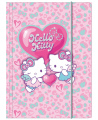 Aplankas su gumele HELLO KITTY Pastel, kartoninis, A4