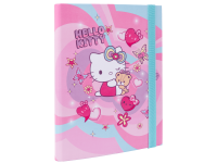 Kartoninis aplankas su gumele HELLO KITTY Pastel, A5, 3 cm
