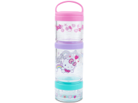 Apvali užkandžių dėžutė HELLO KITTY Pastel, 3 skyrių