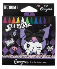 Vaškinės kreidelės KUROMI, 12 spalvų