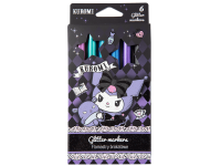 Blizgantys markeriai KUROMI, 6 pastelinių spalvų