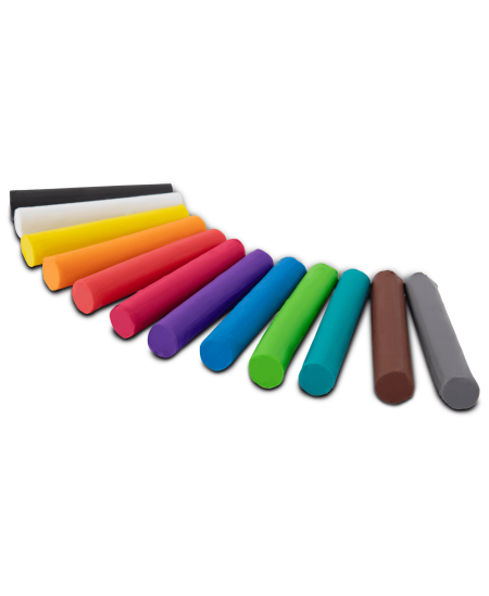 Plastilinas KUROMI, apvalus, 12 spalvų