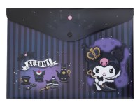 Aplankas (vokas) KUROMI, su spaustuku, A4