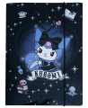 Aplankas su gumele KUROMI, kartoninis, A4