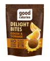 Datulių užkandis GOOD CALORIES, su apelsinais ir kakava, 65 g