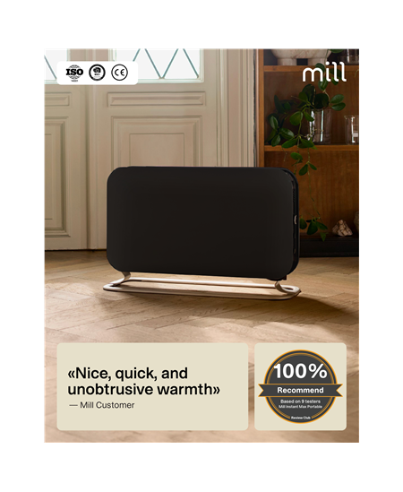 Mill | Heater | SG2000LED | Convection Heater | 2000 W | Number of power levels 3 | Suitable for rooms up to 5-20 m² | Black