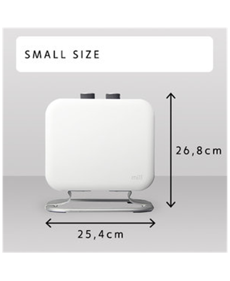 Mill | Heater | CUS1800MECWA | Fan heater | 1800 W | Number of power levels 2 | Suitable for rooms up to 10-30 m² | White
