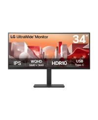 LG | 34BA75QE-B | 34 " | IPS | 21:9 | 60 Hz | 5 ms | 3440 x 1440 pixels | 300 cd/m² | HDMI ports quantity 2