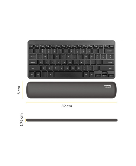 Fellowes | Breyta Compact Keyboard (TKL) Wrist Rest | Black