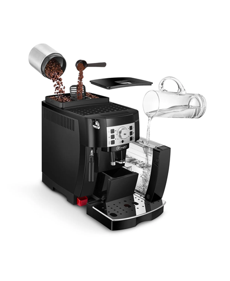 Delonghi | Coffee Maker | ECAM22.112.B Magnifica S | Pump pressure 15 bar | Built-in milk frother | Automatic | 1450 W | Black