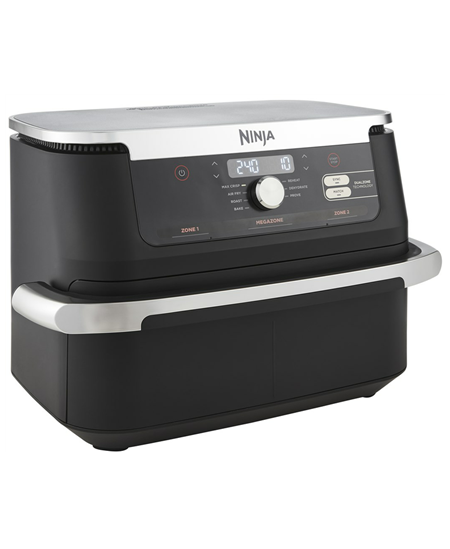 NINJA | Double Air Fryer | AF500EU Foodi FlexDrawer | Power 2470 W | Capacity 10.4 L | Black