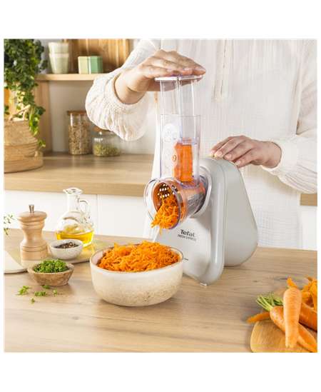 TEFAL Vegetable slicer | Fresh Express DN853BE0 | Light Gray | 150 W