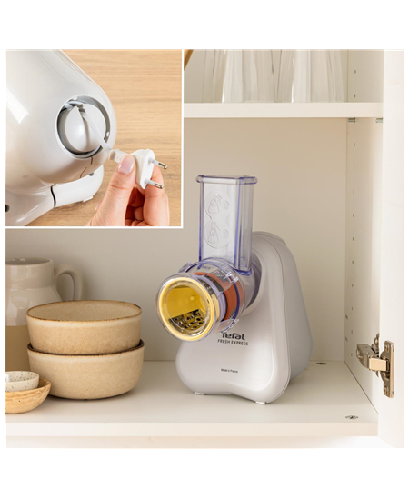TEFAL Vegetable slicer | Fresh Express DN853BE0 | Light Gray | 150 W