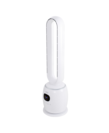 Adler Bladeless Fan | AD 7344 | Tower Fan | White | Diameter 23 cm | Number of speeds 3 | Oscillation | 60 W | Remote control