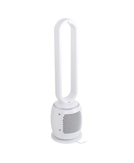 Adler Bladeless Fan | AD 7344 | Tower Fan | White | Diameter 23 cm | Number of speeds 3 | Oscillation | 60 W | Remote control