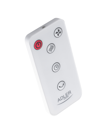 Adler Bladeless Fan | AD 7344 | Tower Fan | White | Diameter 23 cm | Number of speeds 3 | Oscillation | 60 W | Remote control