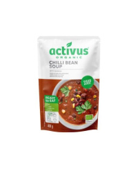 Ekologiška aštri veganiška pupelių sriuba ACTIVUS, plast. maišelyje, 400g, LT-EKO-001
