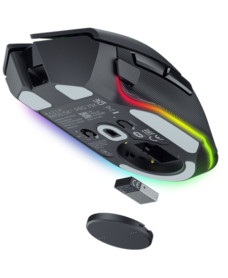 Razer | Gaming Mouse | Basilisk V3 Pro 35K | Optical mouse | Wireless | Black | Yes