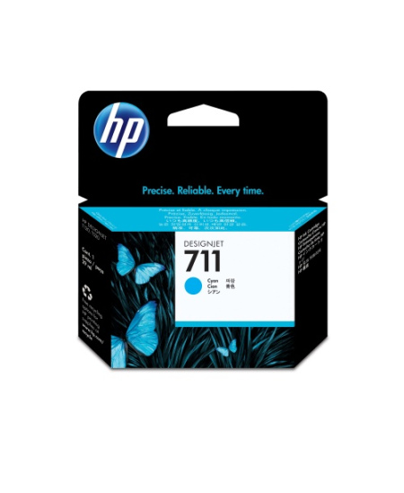 HP 711 (CZ130A) Rašalinė kasetė, Žydra
