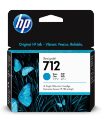 HP 712 (3ED67A) Rašalinė kasetė, Žydra