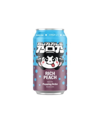 Juodos arbatos gėrimas BUBBLE BOB su persikų burbuliukais, 330 ml