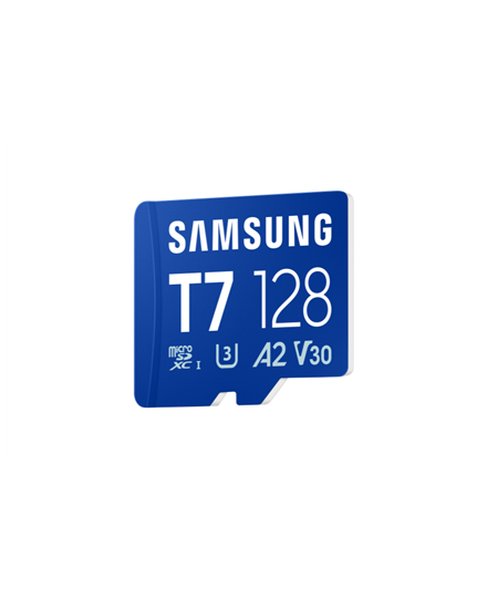 Samsung MicroSD card | T7 | 128 GB | microSDXC | Flash memory class U3, V30, A2