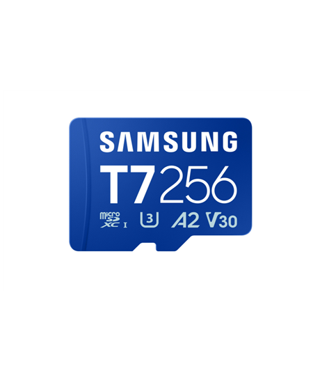 Samsung MicroSD card | T7 | 256 GB | microSDXC | Flash memory class U3, V30, A2