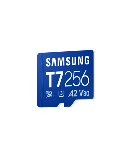 Samsung MicroSD card | T7 | 256 GB | microSDXC | Flash memory class U3, V30, A2