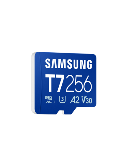 Samsung MicroSD card | T7 | 256 GB | microSDXC | Flash memory class U3, V30, A2