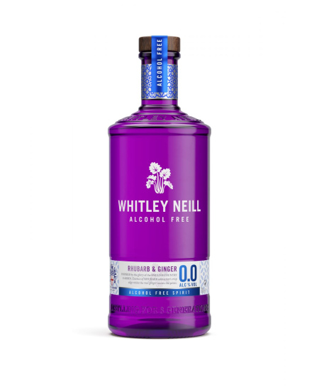 Nealkoholinis džinas WHITLEY NEILL, Rhubarb & Ginger, 0,0%, 0,7l