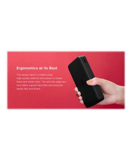 Xiaomi | Redmi Fast Charge Power Bank | 20000 mAh | Black