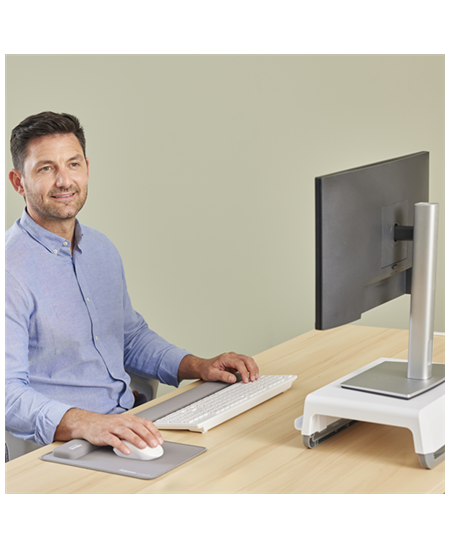 Fellowes | Breyta Palm Wrist Rest | Grey