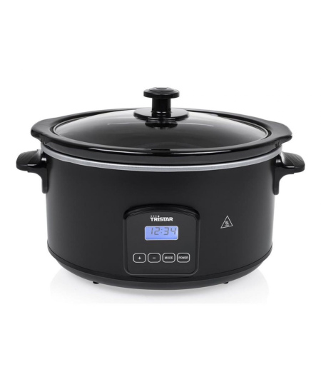 Tristar Digital Slowcooker VS-3920 210 W, Stainless steel, 4.5 L, Number of programs 4, Black