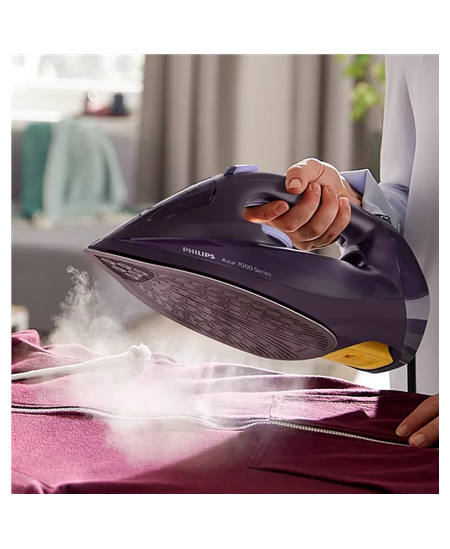 Philips | DST7051/30 7000 Series | Steam Iron | 2800 W | Water tank capacity 300 ml | Continuous steam 50 g/min | Dark purple | 