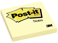 Lipnūs lapeliai POST-IT, 76x76 mm, 100 lapelių, geltoni