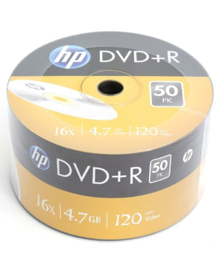 Laikmena HP DVD+R, 4.7GB, 16X, 50 vnt. iešmas