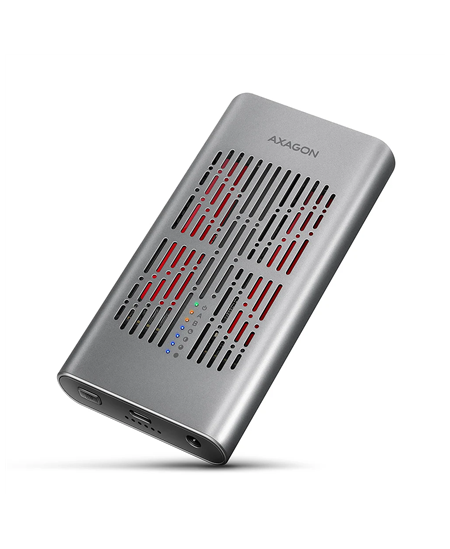 AXAGON USB-C 20Gbps Dual M.2 NVMe SSD CLONE MASTER Enclosure | EEM2-20GD
