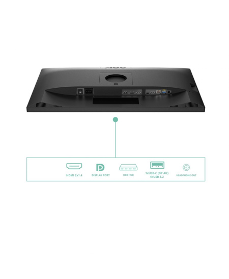 AOC | Monitor | Q27P3CW | 27 " | IPS | QHD | 16:9 | 75 Hz | 4 ms | 2560 x 1440 | 350 cd/m² | HDMI ports quantity 2 | Black