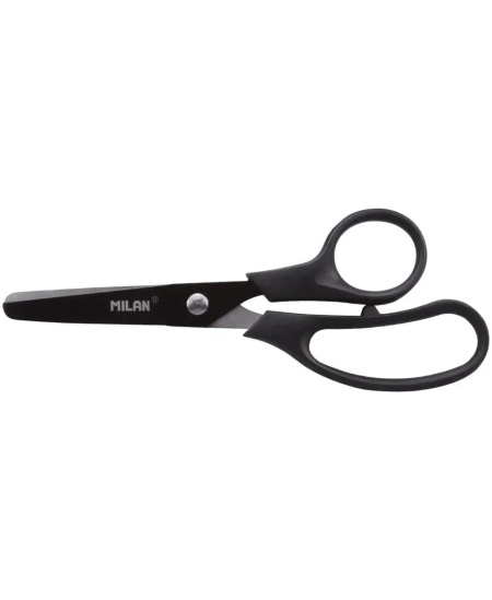 Žirklės vaikams MILAN Shadow, 13,4 cm, juodos spalvos